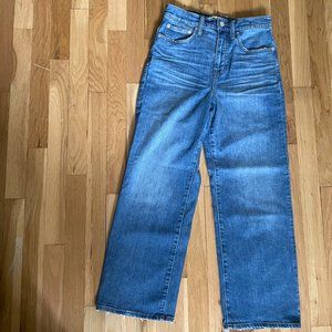 Madewell Slim wide leg crop